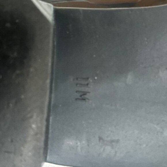 Men's Black Lace Up Patent Leather Dress Shoes Sz. 11M - Picture 7 of 8